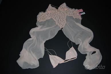 Top lungo / vestito in seta La  Perla seta Tg 42