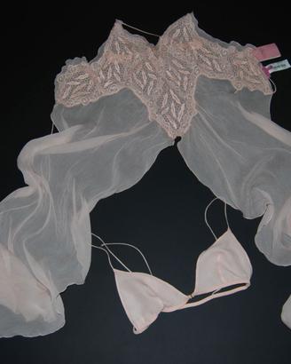 Top lungo / vestito in seta La  Perla seta Tg 42