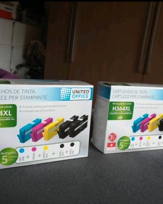 10 Cartucce CMYK stampante Hp a getto d'inchiostro