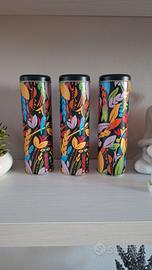  3  contenitori latta design 