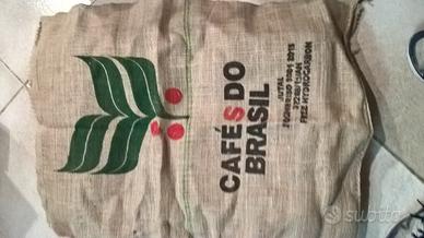Sacchi juta di caffè
