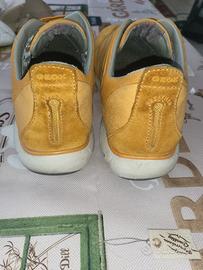 Scarpe Uomo Geox Nebula Slip-On Camoscio Senape 