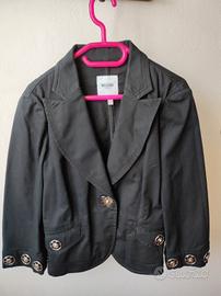 Giacca donna elegante nera Moschino 
