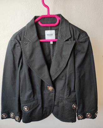 Giacca donna elegante nera Moschino 