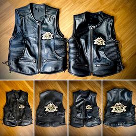 Gilet biker Grieco Free Chapter Hog Uomo S donna M