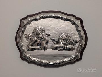 Quadro Angioletti di Raffaello in Argento 925