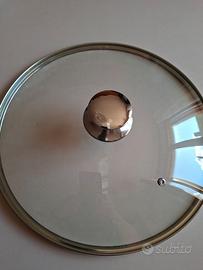 COPERCHIO  PENTOLA IN VETRO DIAMETRO 32 CM