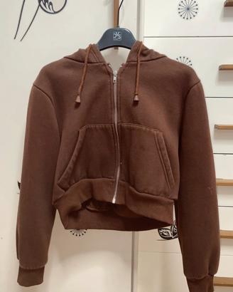 Felpa marrone di shein