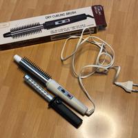 Spazzola arricciacapelli curling dryer brush