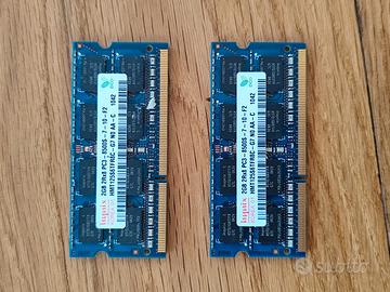 4 banchi di ram per mac da 2 giga