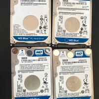 4 Dischi HDD 500 GB Blue WD