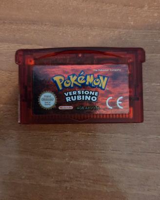 Pokemon Rubino Nintendo Game Boy Advance ITA Itali