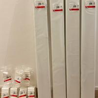 4 metri tubazione aria 110x55 mm tubo rettangolare