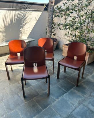 4 sedie Cassina Scarpa 121 by Afra e Tobia Scarpa