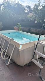 Piscina Fuoriterra con Scaletta + Filtro a Sabbia