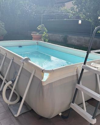 Piscina Fuoriterra con Scaletta + Filtro a Sabbia