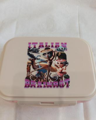 Porta merenda bambini personaggi Italian Brainrot 