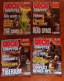 Lotto 4 riviste Giochi per il Mio Computer 2008