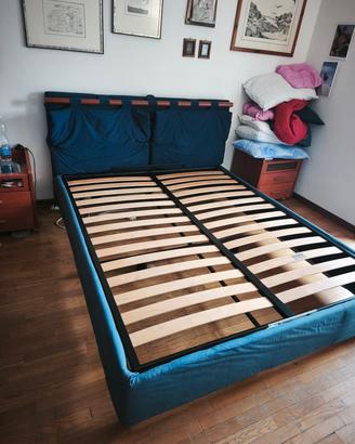 letto matrimoniale contenitore
