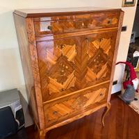 Mobile Bar intarsiato anni 60