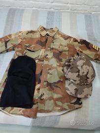 giacca militare per softair 