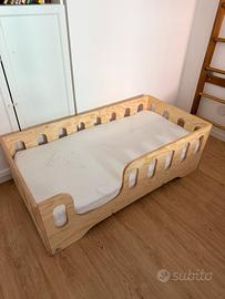 Letto e materasso per bimbi 120x60