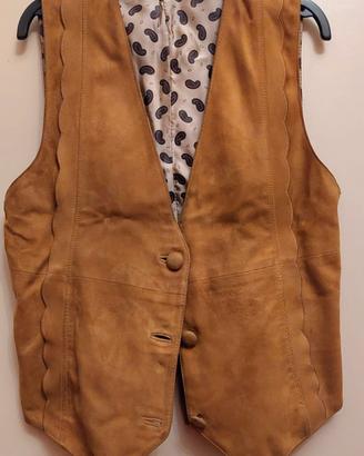 gilet in renna da donna  vintage anni 80 taglia  m