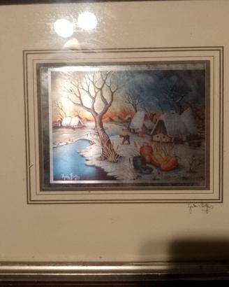 litografia stoffa lyuba su alluminio