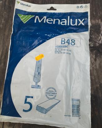 10 Sacchetti Aspirapolvere Menalux B48 Vorwerk