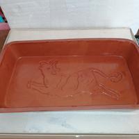 Teglia vintage  Simmenthal in Terra Cotta