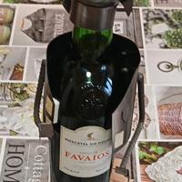 Porta bottiglie decorativo in metallo 