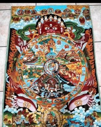 Thangka buddismo Tibet, 12 anelli del