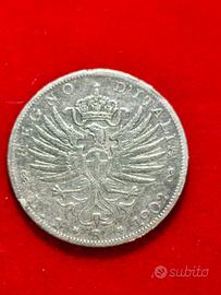 1 lira argento aquila araldica 1902