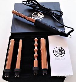 Piastra arriccia capelli 5 spirali diverse