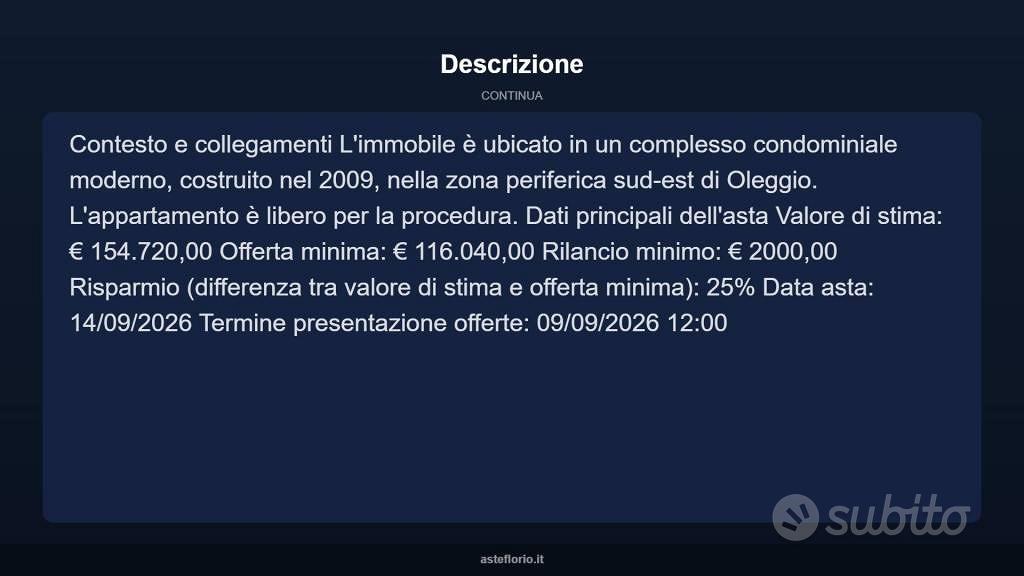 Appartamento – Oleggio, San Vincenzo, Novara - Vista 5