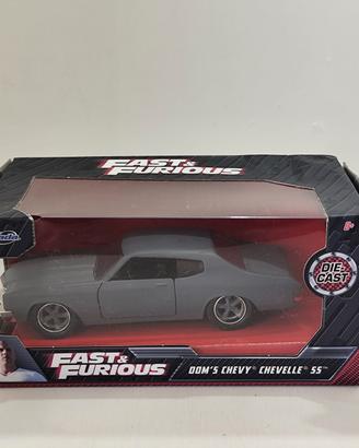Modellino Chevy Chevelle SS '70 Dom Toretto