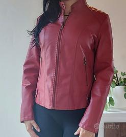 Giacca donna in ecopelle rossa taglia S M Abbigliamento e Accessori In vendita a Rimini
