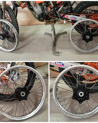 cerchi motocross / enduro 21 ant. 18 post. 