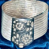 Bracciale in argento a maglia larga