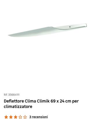 Deflettore per climatizzatore Climik 69 x 24
