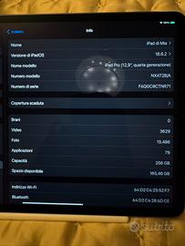Ipad pro 12.9 quarta generazione