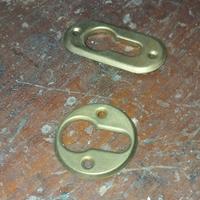 bocchette / copriforo serratura porte in ottone
