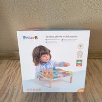 Tavolino multi attività di legno  per bambini 