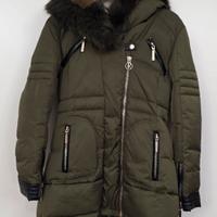 Piumino Relish con cappuccio e pelliccia