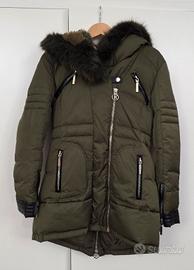 Piumino Relish con cappuccio e pelliccia