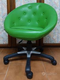 Sedia da ufficio verde    