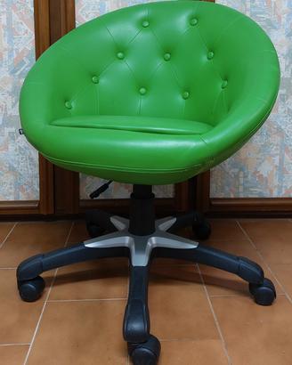 Sedia da ufficio verde    