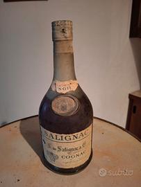 Cognac Salignac fine champagne, antica bottiglia