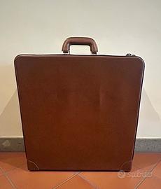 Valigia portascarpe in pelle vintage