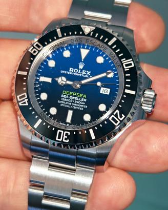Rolex Deepsea blu Cameron 126660 like new 12/2020
